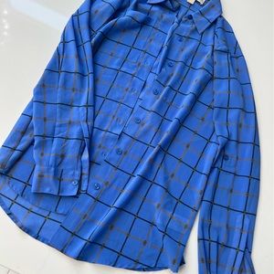 Michael kors sheer button up